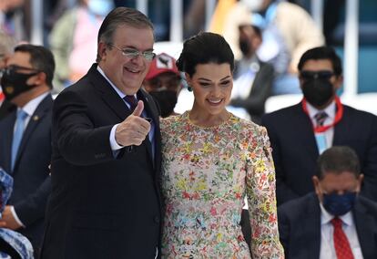 Marcelo Ebrard y Xiomara Castro