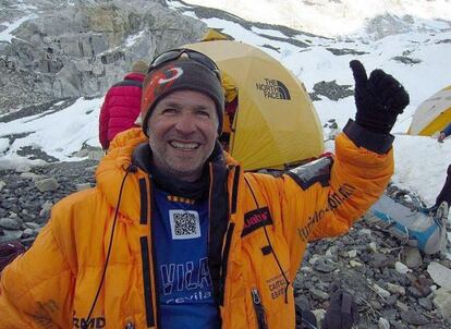 Fotografía del blog del alpinista leridano Juanjo Garra, que ha fallecido en la cima del Dhaulagiri (Himalaya).