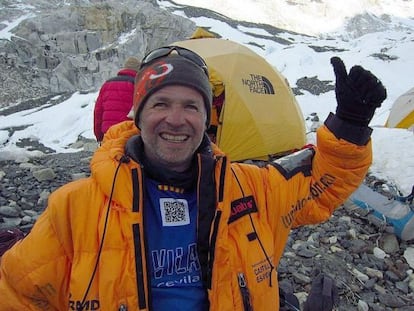 Fotografía del blog del alpinista leridano Juanjo Garra, que ha fallecido en la cima del Dhaulagiri (Himalaya).