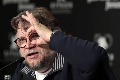 Guillermo del Toro durante el Festival de Cine Fantástico de Barcelona en 2017.