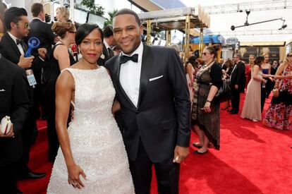 Regina King e Anthony Anderson.