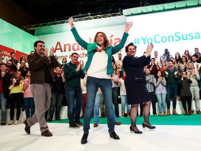 Susana Díaz, aquest dissabte a Granada.