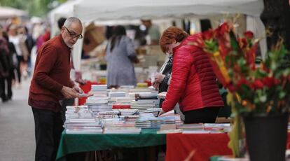 La Diada de Sant Jordi, l'any passat.