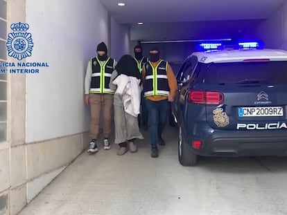 Detención del presunto yihadista en Campos )(Mallorca).