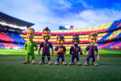 Figuras realistas de jugadores de fútbol en una imagen proporcionada por BanboYoys.
