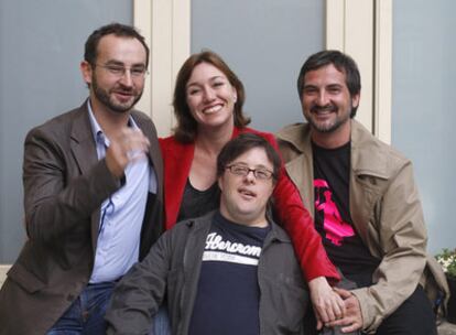 Álvaro Pastor, Lola Dueñas, Antonio Naharro y Pablo Pineda