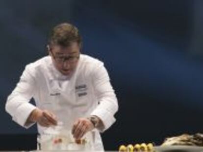 Joan Roca, ayer en el San Sebasti&aacute;n Gastronomika. 