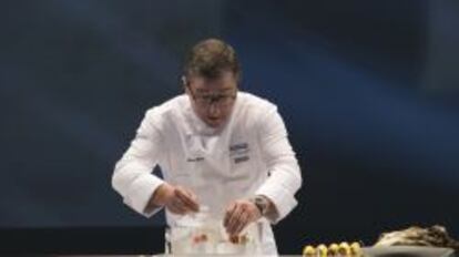 Joan Roca, ayer en el San Sebasti&aacute;n Gastronomika. 