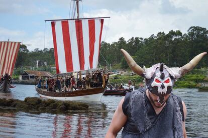 La romería Vikinga de Catoira.