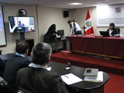 A sessão do julgamento de César Álvarez.