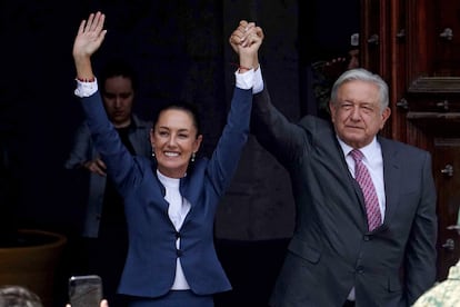 Claudia Sheinbaum y Andrés Manuel López Obrador