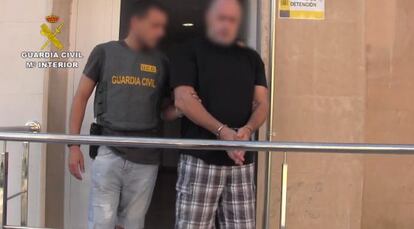 Cirilli, detenido esta mañana en Murcia.