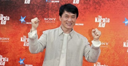 El actor Jackie Chan, en un estreno.