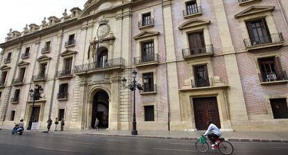 Fachada del Tribunal Superior de Justicia de la Comunidad Valenciana. 