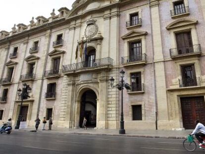 Fachada del Tribunal Superior de Justicia de la Comunidad Valenciana. 