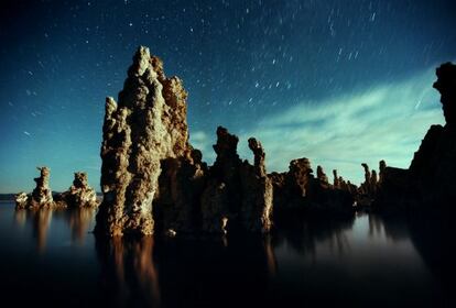 El lago Mono, en California, donde fue descubierta la bacteria GFAJ-1.