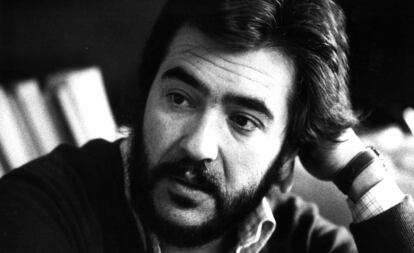 El cantante Patxi Andión en 1981.