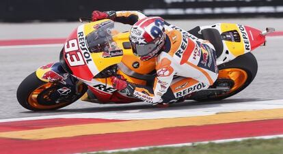 Márquez, durant el GP de les Amèriques.