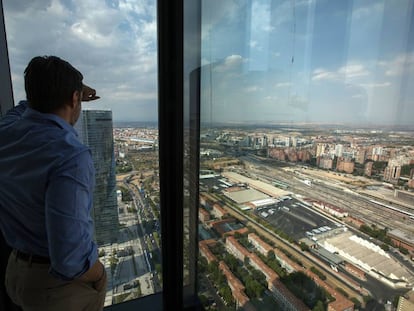 Vista aérea de los terrenos donde se desarrollará la conocida como Operación Chamartín en Madrid