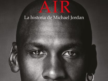 Portada del libro AIR, la historia de Michael Jordan de David Halberstam.