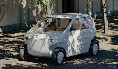 The Luvly electric vehicle only uses six kilowatts per 60 miles.