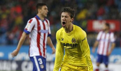 Vietto celebra el único tanto del partido.