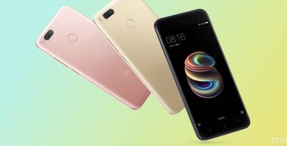 El Xiaomi Mi5X posee distintos modelos de carcasa.