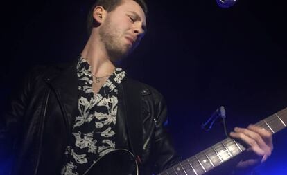 Laurence Jones durante su concierto de este miércoles. 