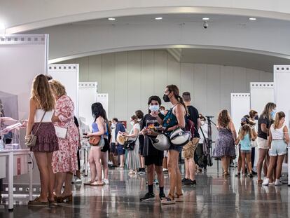 Punto de vacunación sin cita previa en Valencia.