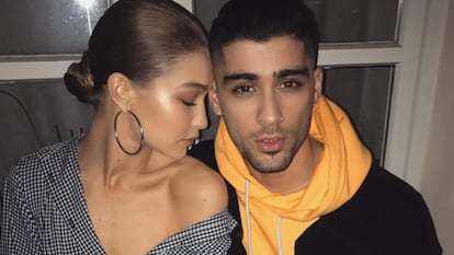 Gigi Hadid y Zayn Malik en 2017