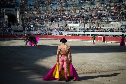 Corrida en la feria de Semana Santa de Arlés, en el sur de Francia, en abril de 2017.