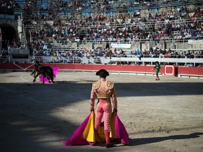 Corrida en la feria de Semana Santa de Arlés, en el sur de Francia, en abril de 2017.