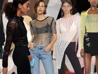 12 prendas que elevan las trasparencias como la tendencia más ‘sexy’ de la temporada