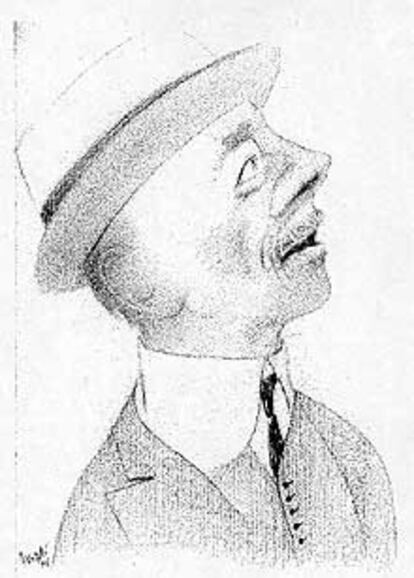 Robert Walser visto por Pericoli.