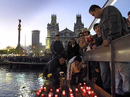 Homenaje en febrero de 2002 a Wilson Pacheco en el lugar donde fue arrojado.