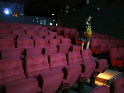 Una de las salas de los cines Renoir de Cuatro Caminos.