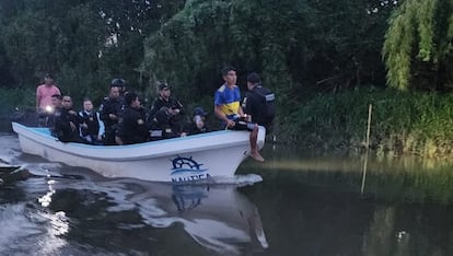 La FGE y la SSP, en un operativo en los ríos Cahoacán y Suchiate.