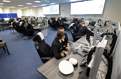 Instalaciones de la Commander Task Force Baltic en Rostock, en el norte de Alemania, inauguradas en octubre de 2024.