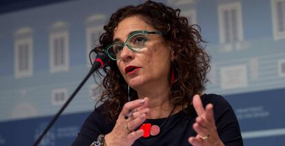 La ministra de Hacienda, María Jesús Montero.