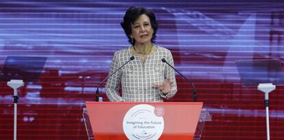 La presidenta del Banco Santander, Ana Botín