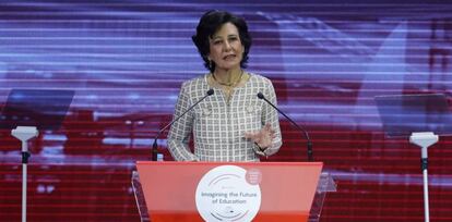 La presidenta del Banco Santander, Ana Bot&iacute;n