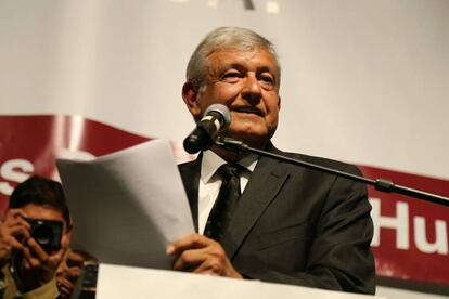 López Obrador en San Francisco.