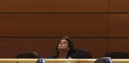 Rita Barbera, durante una sesi&oacute;n del Pleno del Senado.