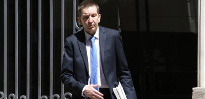 El fiscal anticorrupcion Manuel Moix sale de la fiscalia especial contra corrupción.