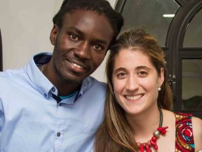 Nerea y Mamadou querían construir un espacio de desarrollo para una comunidad de Senegal. Uno falta, pero el sueño ya es realidad