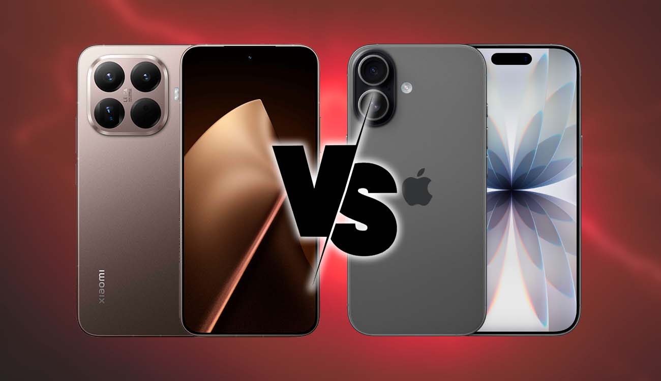 Xiaomi 15T frente al iPhone 17