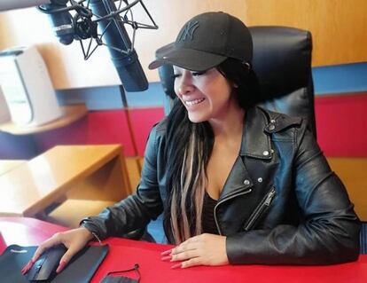 Michell Simón conductora veracruzana en el Ajusco Ciudad de México
