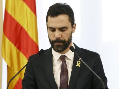 El presidente del Parlament, Roger Torrent.