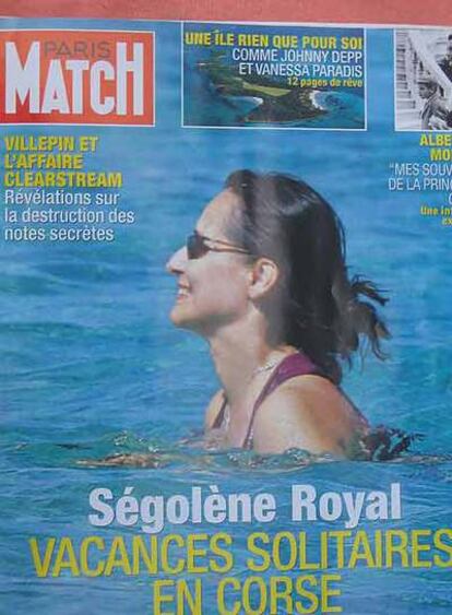 Ségolène Royal, en la portada de <i>Paris Match.</i>