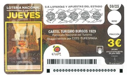 Décimo de Lotería Nacional del jueves 24 de julio de 2025
